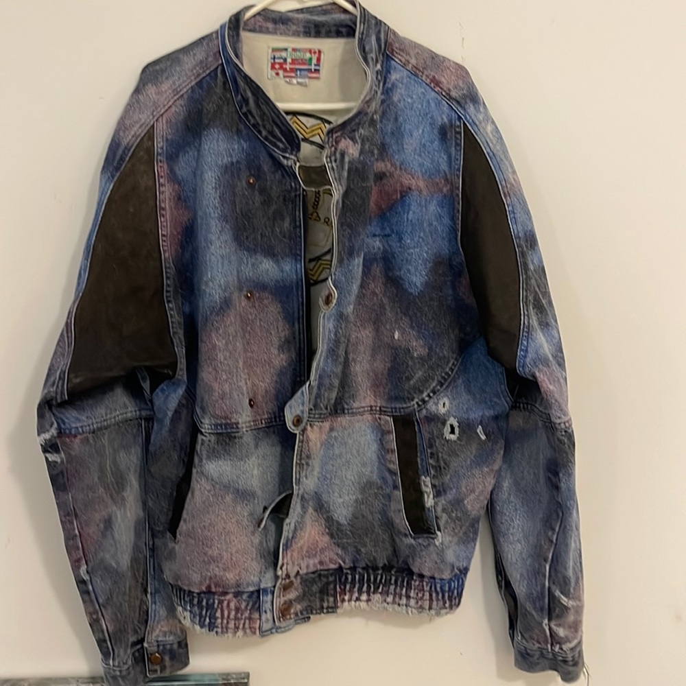 Vintage Troop 80s Denim Jacket. I believe label is missing from front & back
